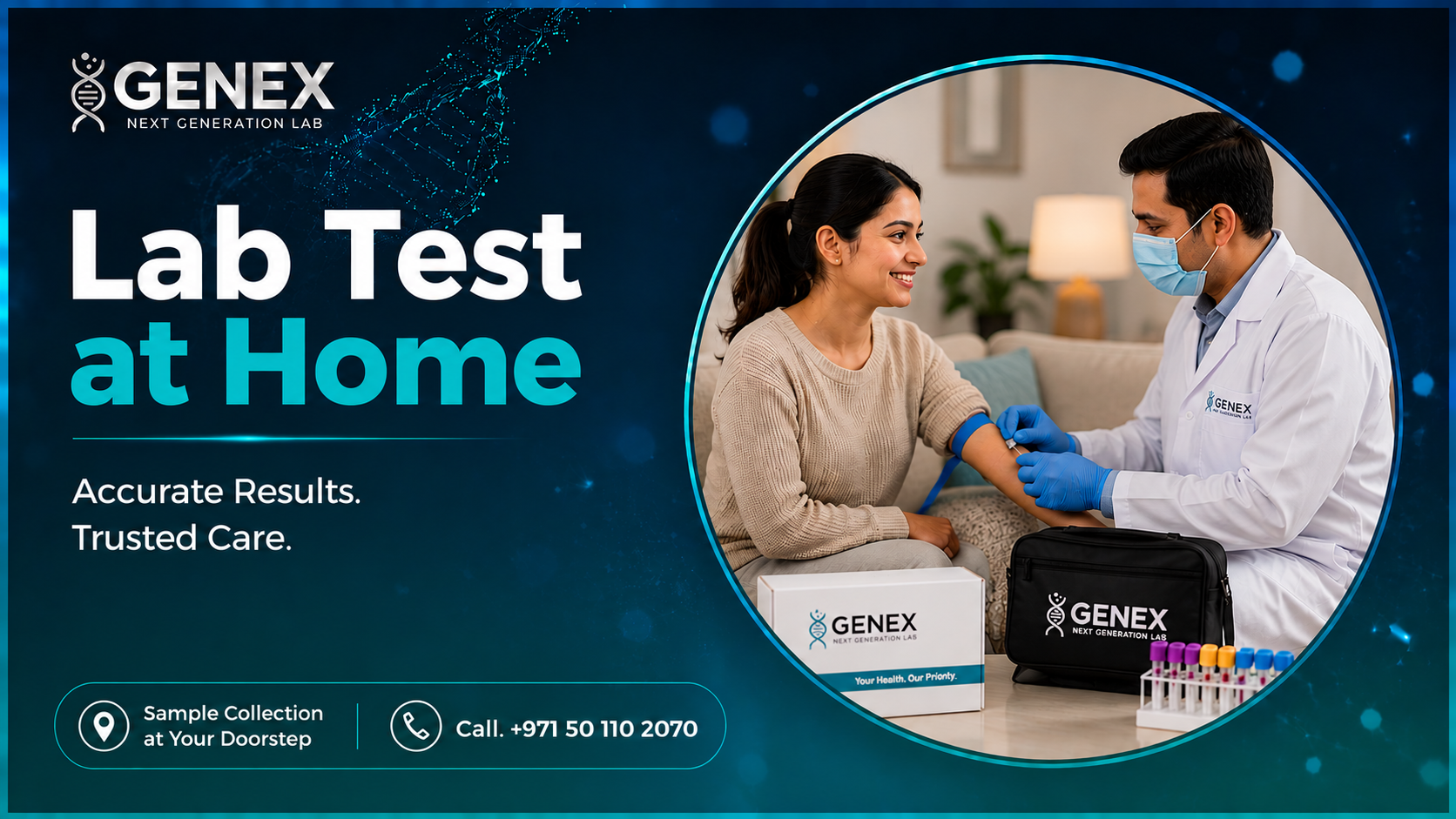 Genex Clinical Laboratories | 24/7 Lab Test At Home / Walk-In | Fastest Results