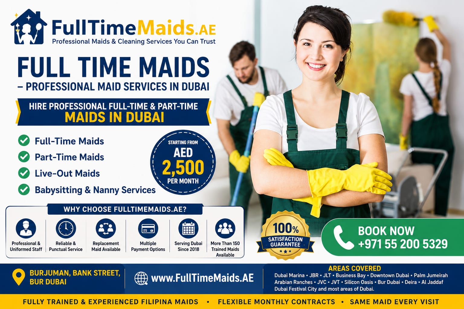 Home Cleaning and Maid Services in Dubai